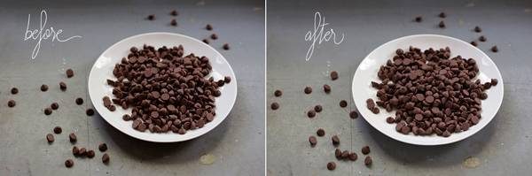 Before and after photos.