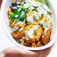 A picture of Spicy Plantain Burrito Bowls