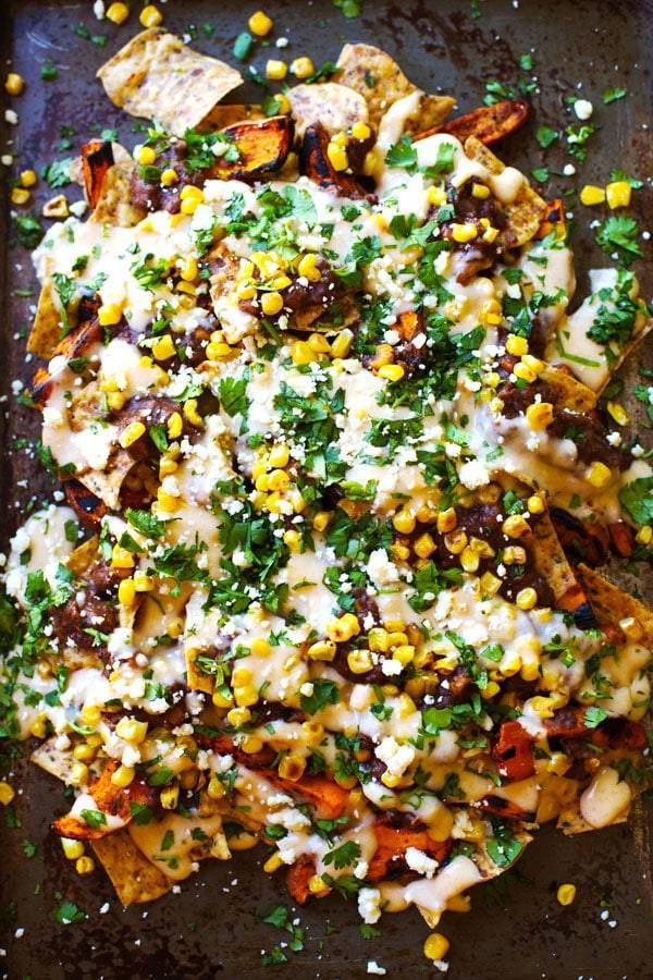 Grilled Sweet Potato Nachos.